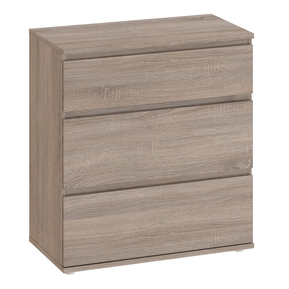 Orson Chest of 3 Drawers in Truffle Oak